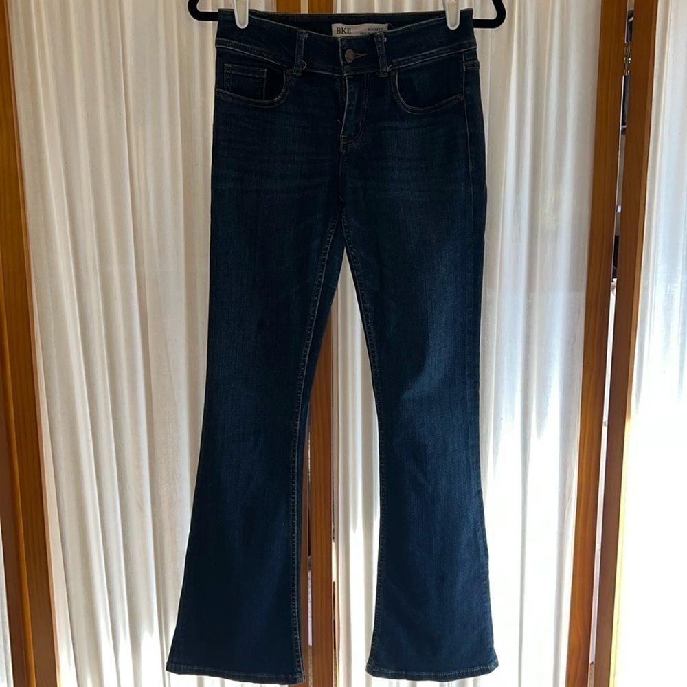 BKE Womens Dark Denim Jean, Sz. 27x31 1/2”